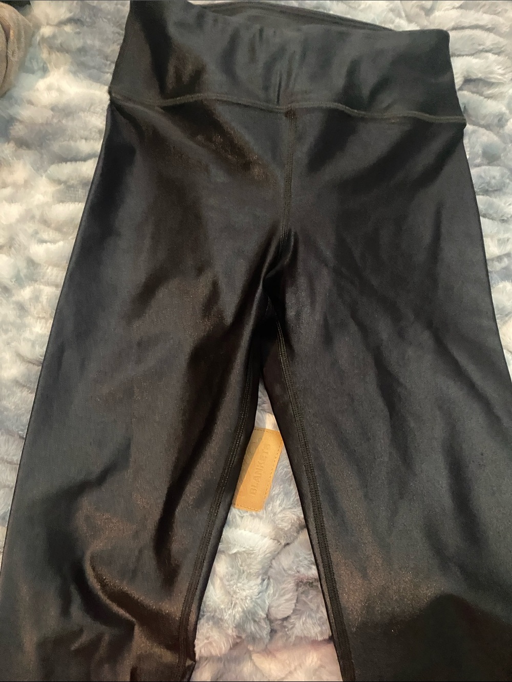 Noli Liquid Black High-Waist Leggings